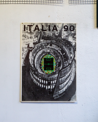 Manifesto Italia 90, Mondiali di Calcio - Alberto Burri