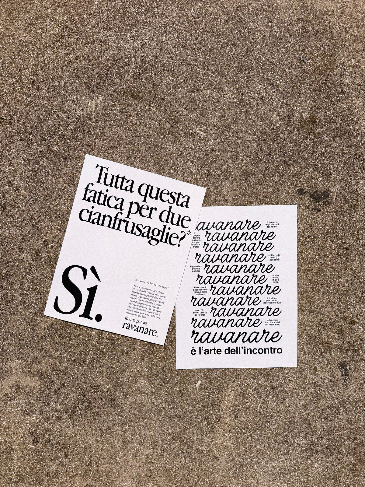 Coppia Posterini Ravanare