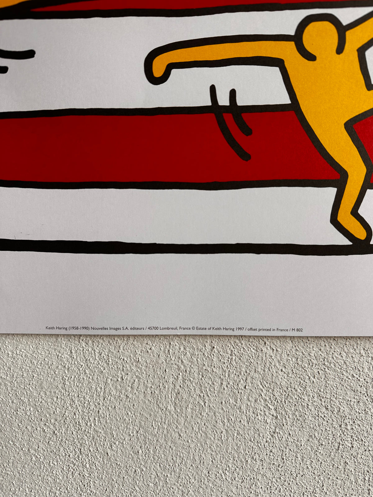 Manifesto Keith Haring 1997 - offset Nouvelles Images autorizzata Fondazione