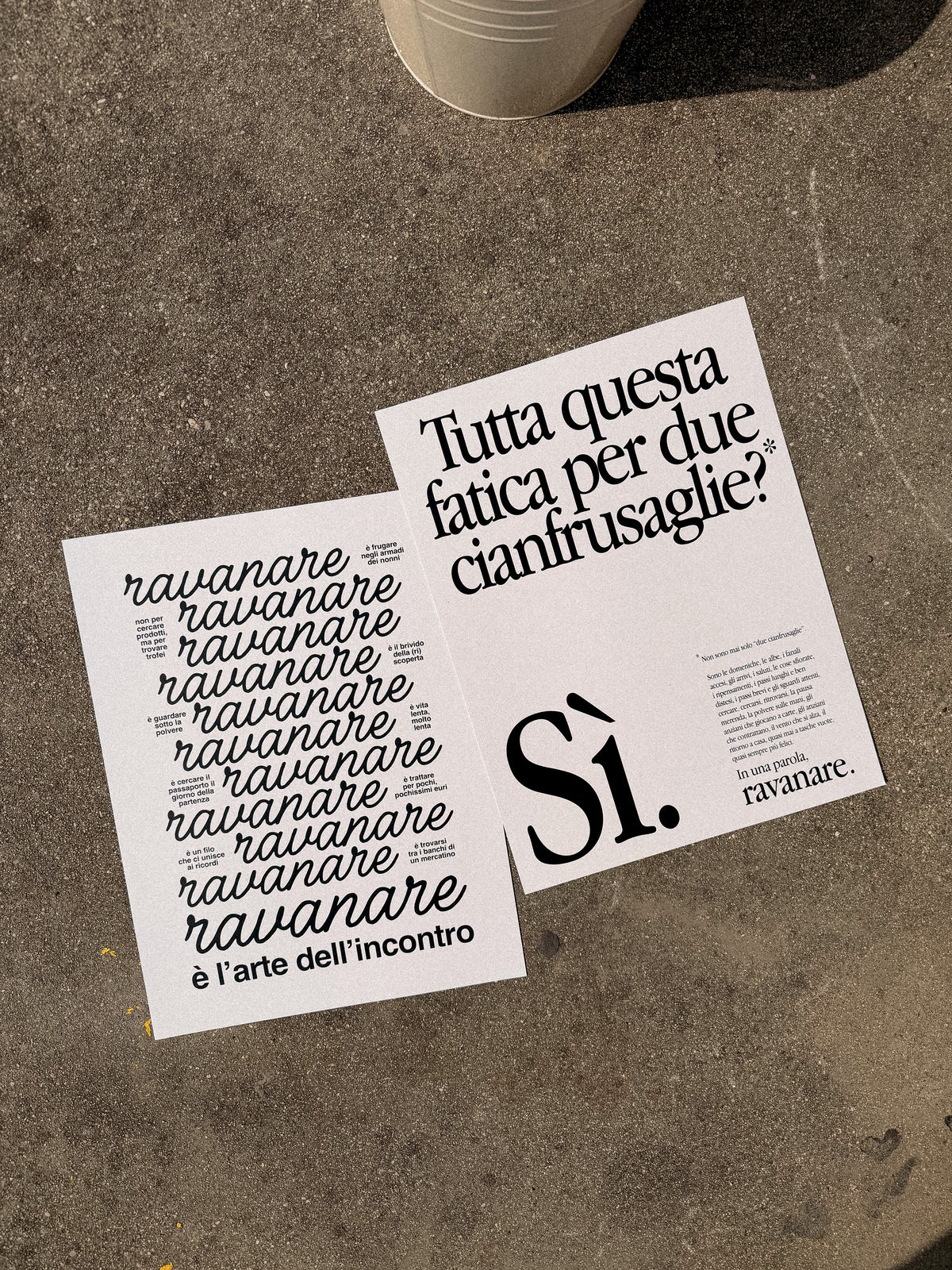 Coppia Posterini Ravanare