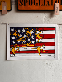 Manifesto Keith Haring 1997 - offset Nouvelles Images autorizzata Fondazione