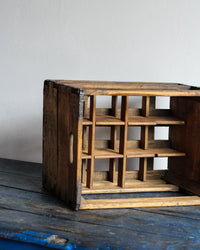Cassetta vintage Fonti San Carlo Spinone in legno – 1970