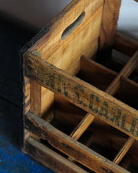 Cassetta vintage Fonti San Carlo Spinone in legno – 1970