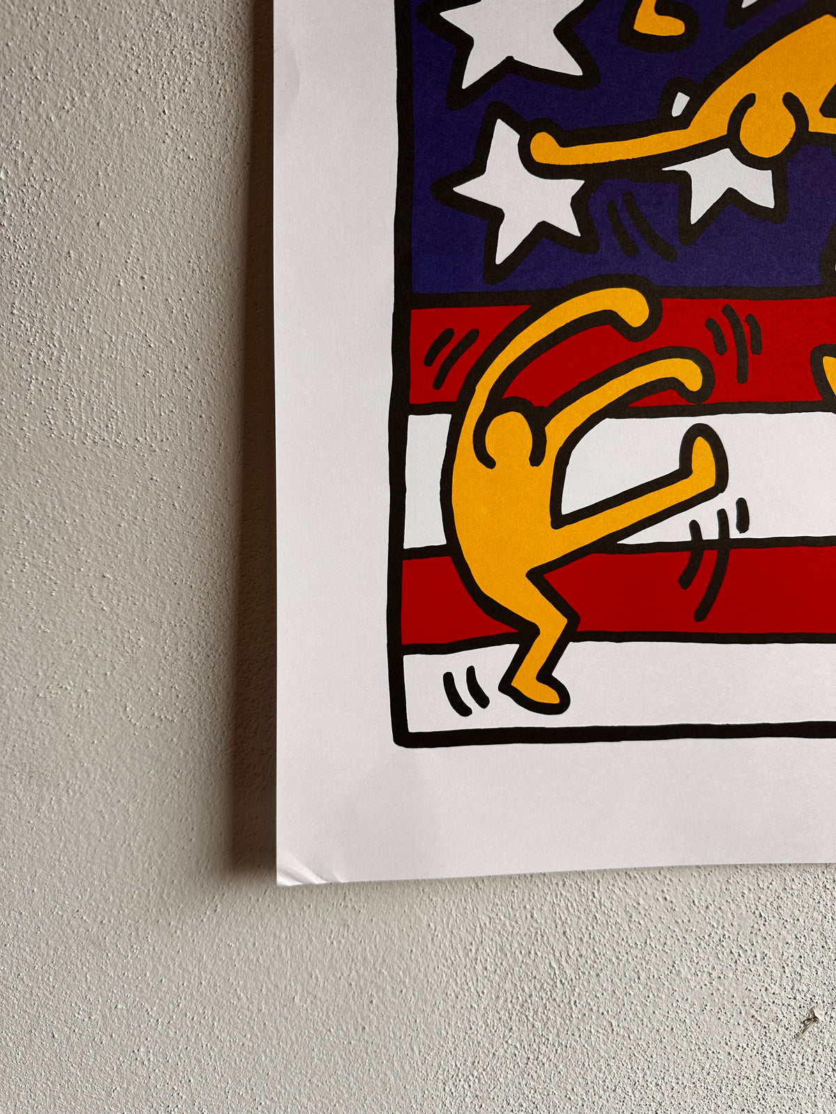 Manifesto Keith Haring 1997 - offset Nouvelles Images autorizzata Fondazione