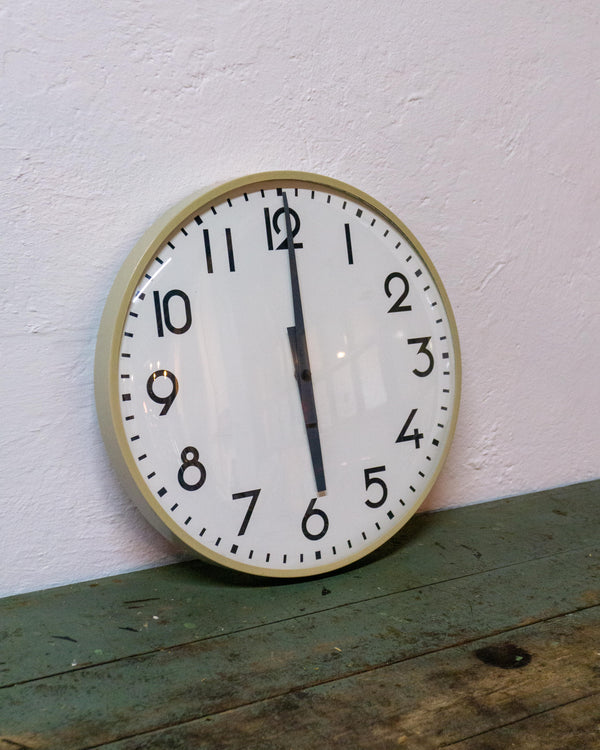 Orologio Industriale – Vetro Bombato 1970