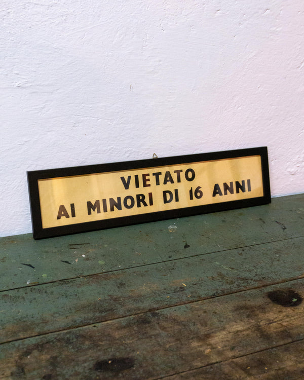 Insegna Cinema – Vintage