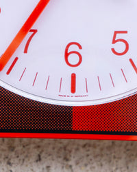 Orologio vintage rosso e nero scozzese – 1980