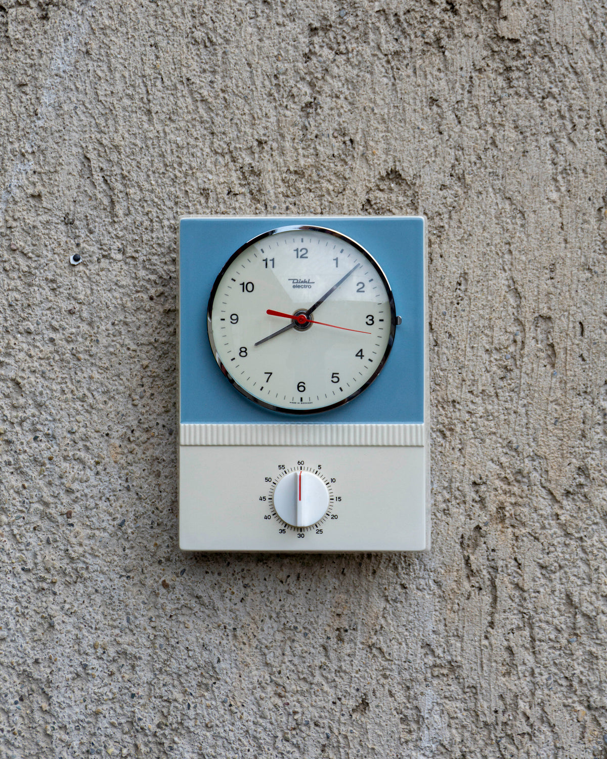Orologio vintage Diehl in ceramica con timer integrato – 1960