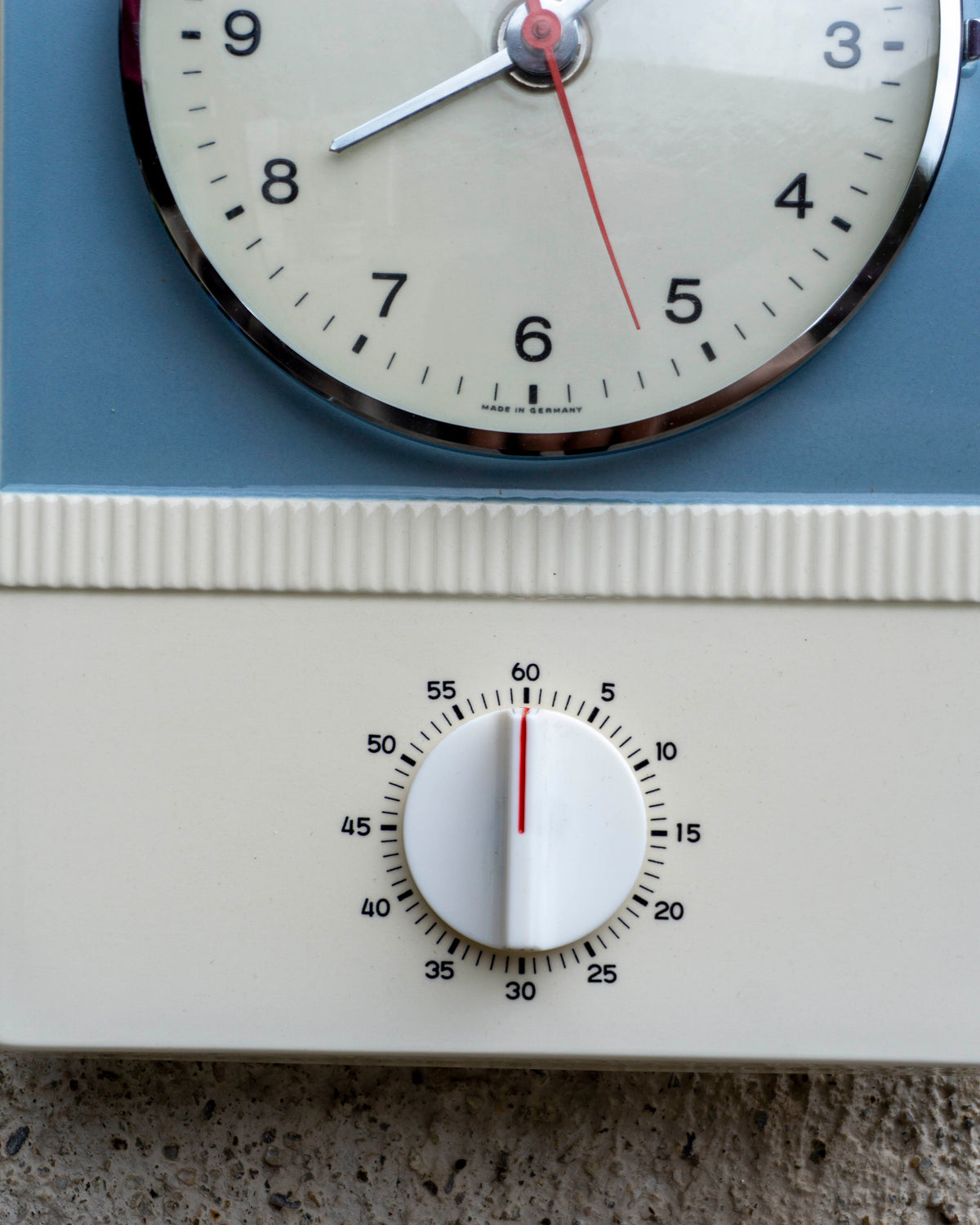 Orologio vintage Diehl in ceramica con timer integrato – 1960