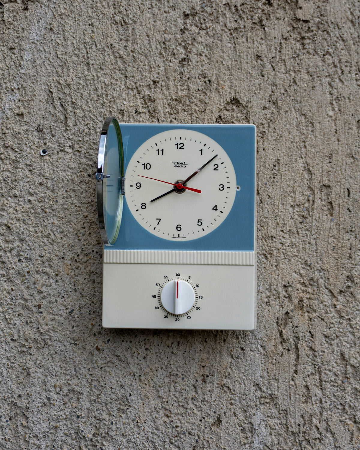 Orologio vintage Diehl in ceramica con timer integrato – 1960
