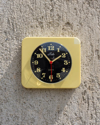 Orologio vintage Polis crema e nero – 1980