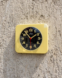 Orologio vintage Polis crema e nero – 1980