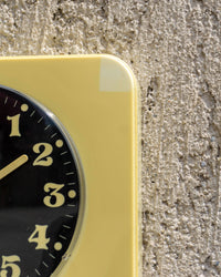 Orologio vintage Polis crema e nero – 1980