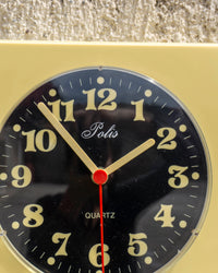 Orologio vintage Polis crema e nero – 1980