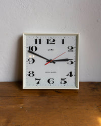 Orologio vintage Polis bianco industriale – 1970/1980