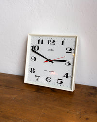 Orologio vintage Polis bianco industriale – 1970/1980