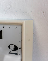 Orologio vintage Polis bianco industriale – 1970/1980