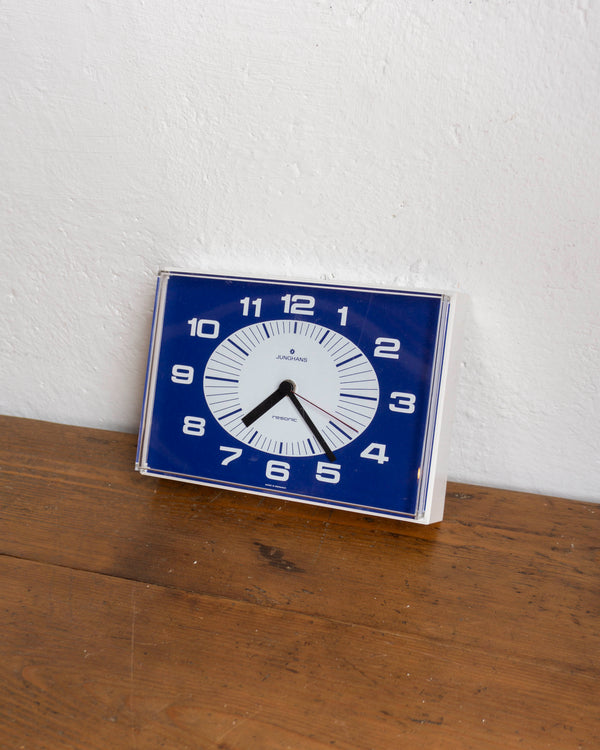 Orologio vintage Junghans blu in plastica – 1970/1980