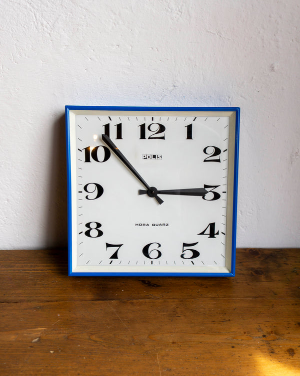 Orologio vintage Polis blu industriale – 1970/1980