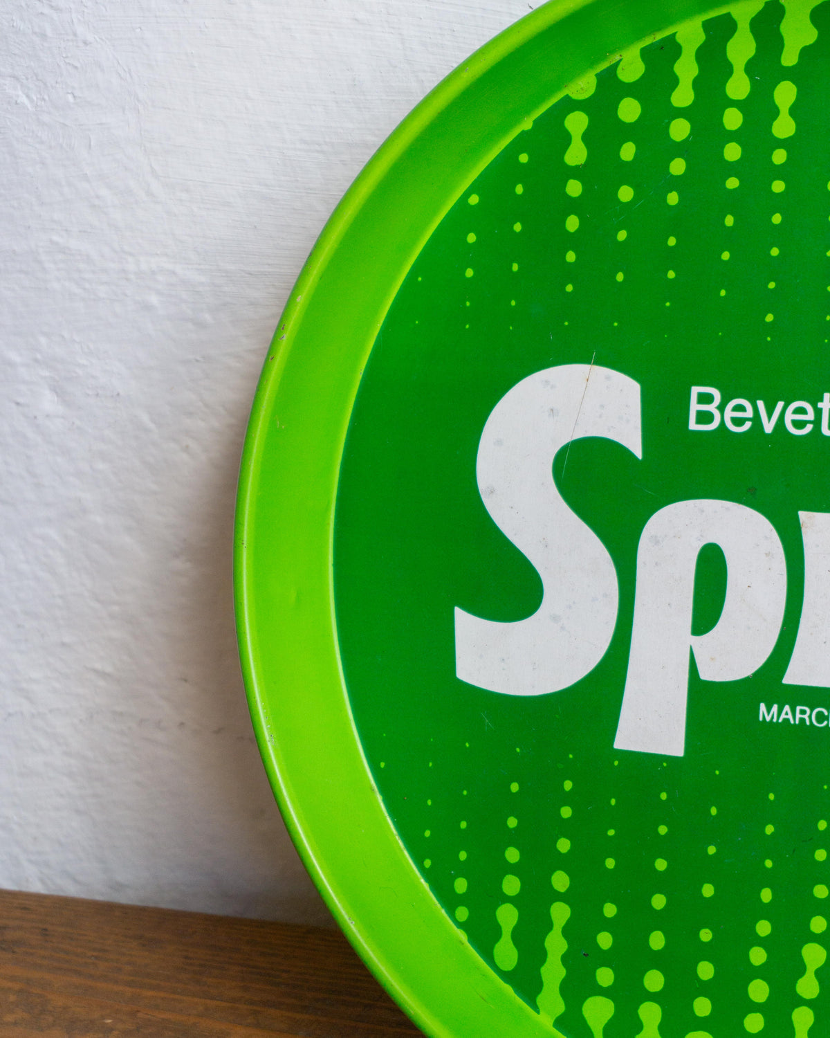 Vassoio vintage bevanda Sprite pubblicitario – 1980