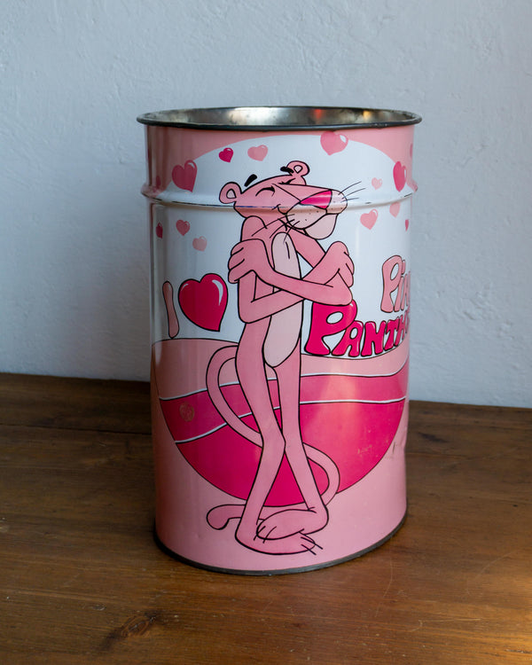 Bidone Latta La Pantera Rosa 1984 Vintage