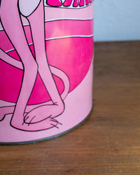 Bidone Latta La Pantera Rosa 1984 Vintage