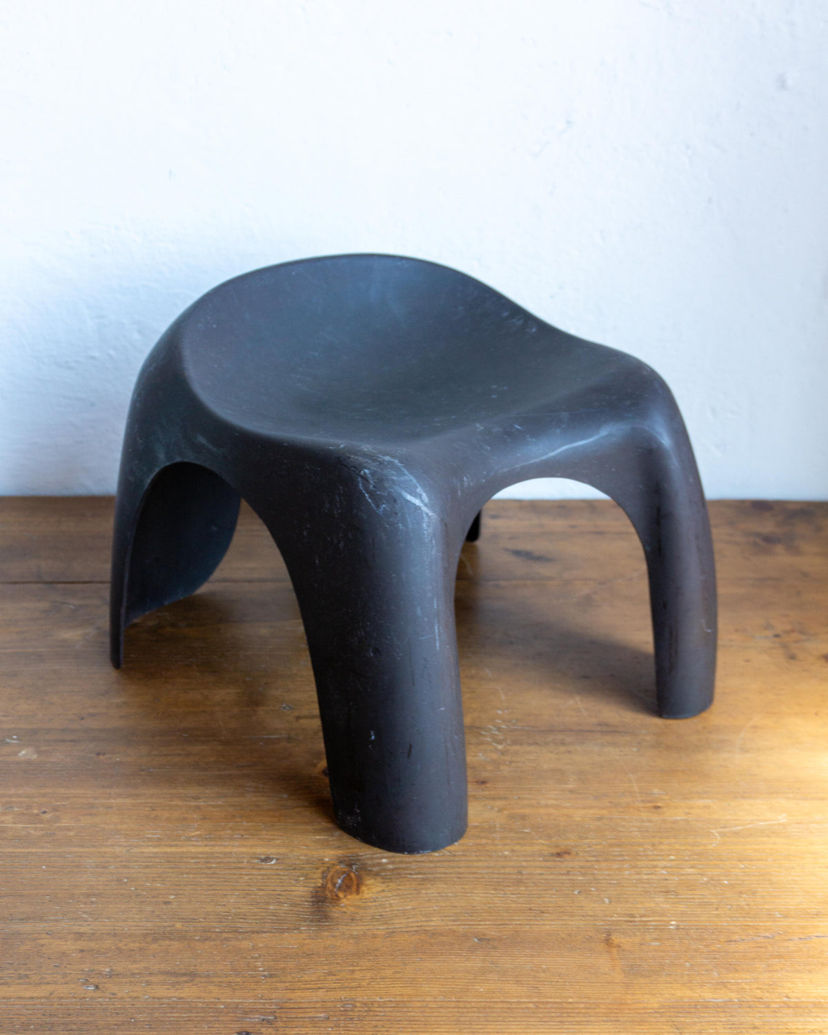 Coppia poltroncine vintage Efebino Stacy Dukes Artemide marroni – 1970