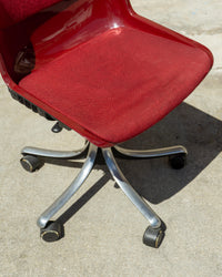 Sedia vintage Modus Tecno Osvaldo Borsani bordeaux – 1970