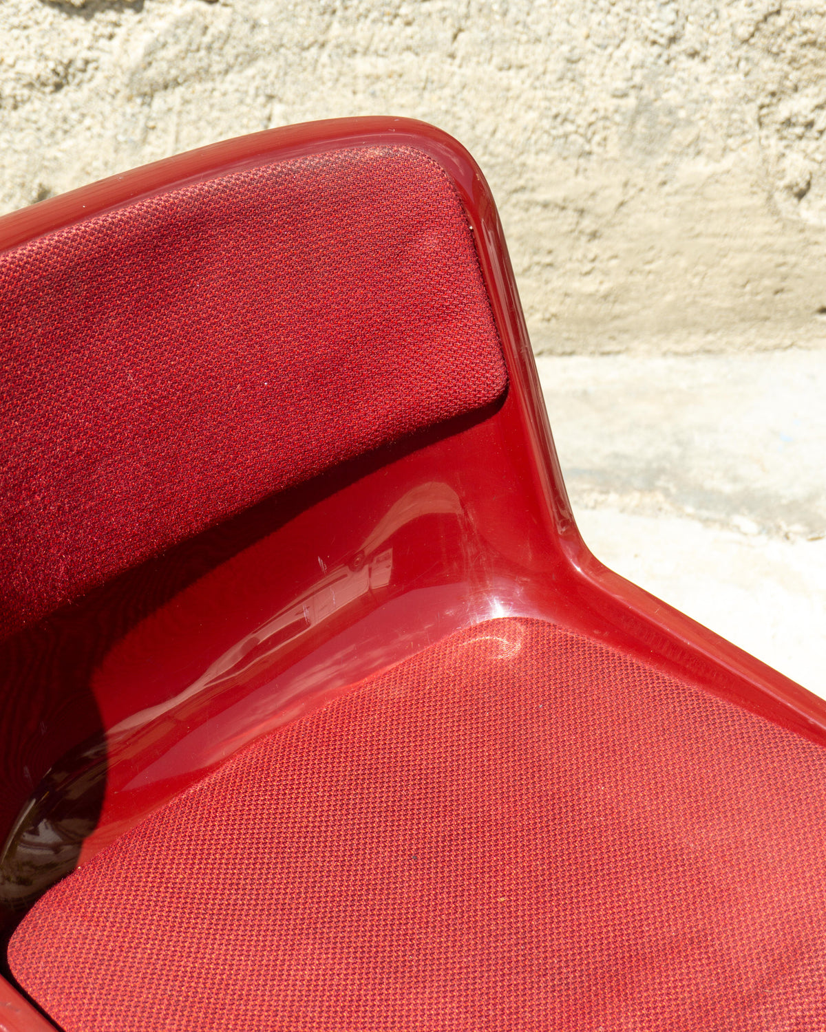 Sedia vintage Modus Tecno Osvaldo Borsani bordeaux – 1970