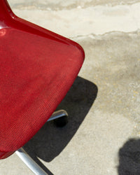 Sedia vintage Modus Tecno Osvaldo Borsani bordeaux – 1970