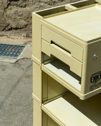 Carrello vintage Giovanni Pelis per Stile Neolt in ABS crema – 1960