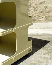 Carrello vintage Giovanni Pelis per Stile Neolt in ABS crema – 1960