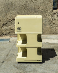 Carrello vintage Giovanni Pelis per Stile Neolt in ABS crema – 1960