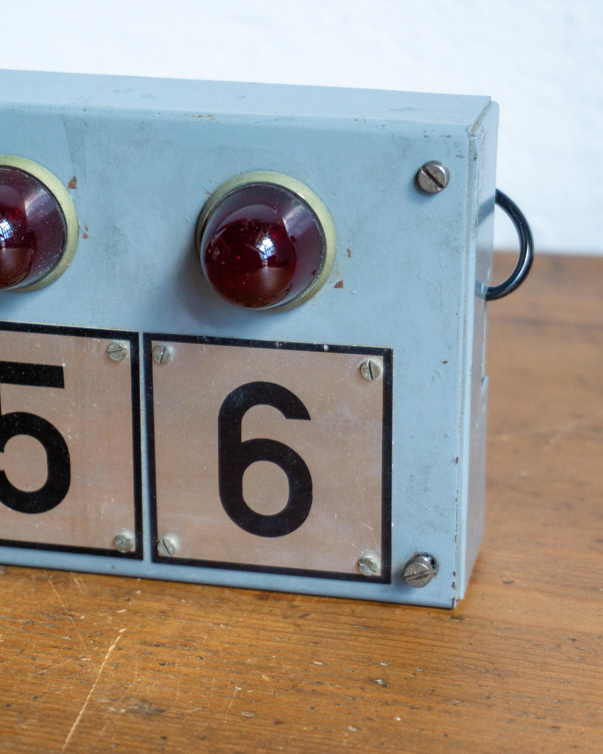 Insegna vintage industriale francese luminosa da montacarichi – 1960