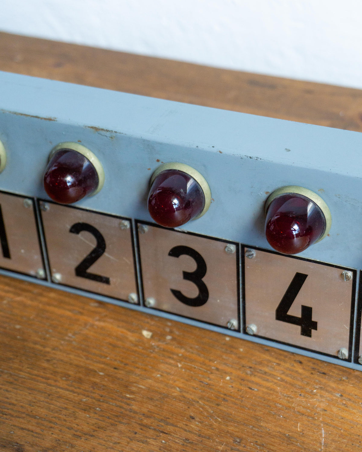 Insegna vintage industriale francese luminosa da montacarichi – 1960