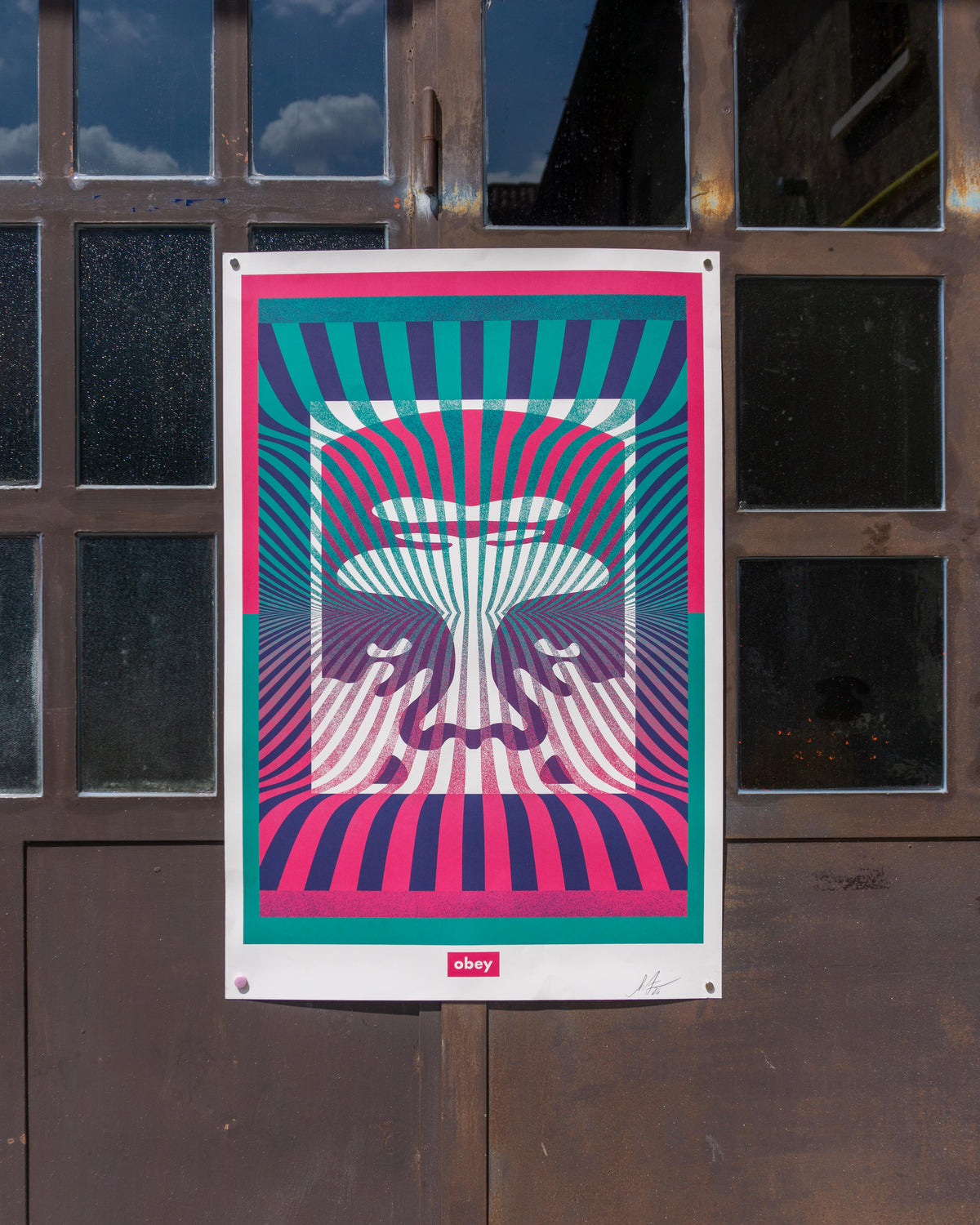 OP ART ICON – Litografia Offset OBEY