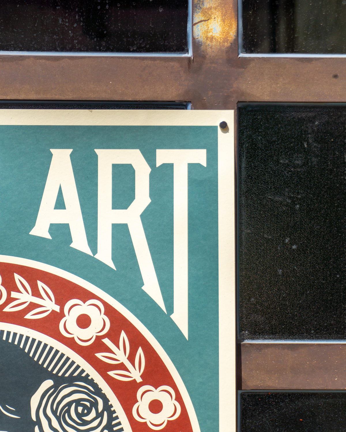 MAKE ART NOT WAR – Litografia Offset OBEY ( versione blue )
