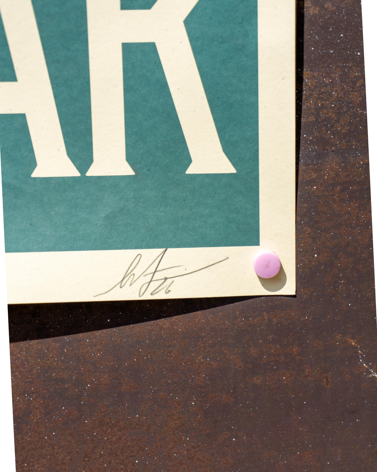 MAKE ART NOT WAR – Litografia Offset OBEY ( versione blue )