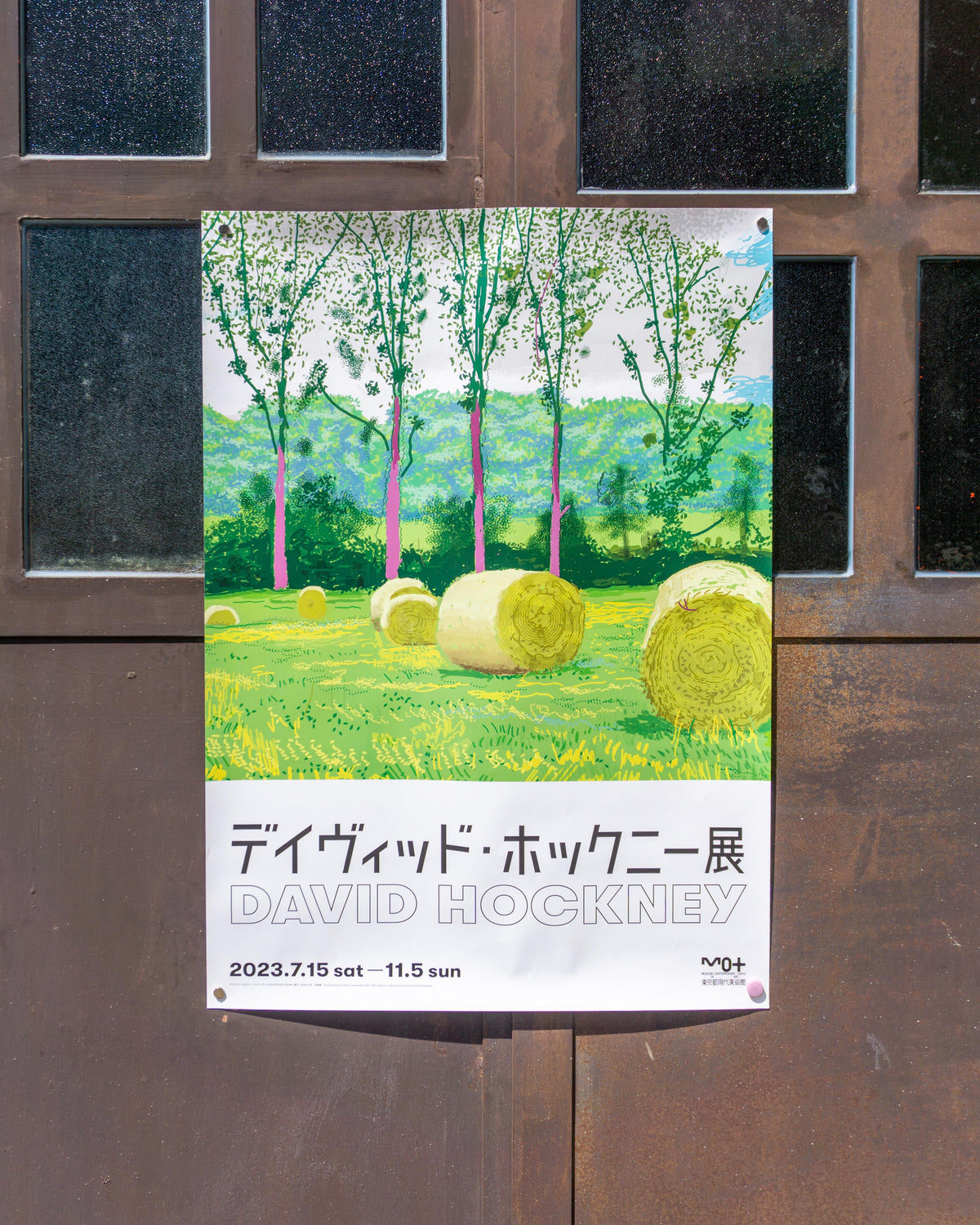 David Hockney – A Year in Normandie 2020–2021 – Manifesto originale mostra Tokyo 2023