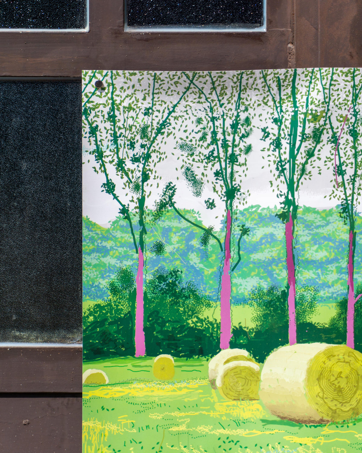 David Hockney – A Year in Normandie 2020–2021 – Manifesto originale mostra Tokyo 2023