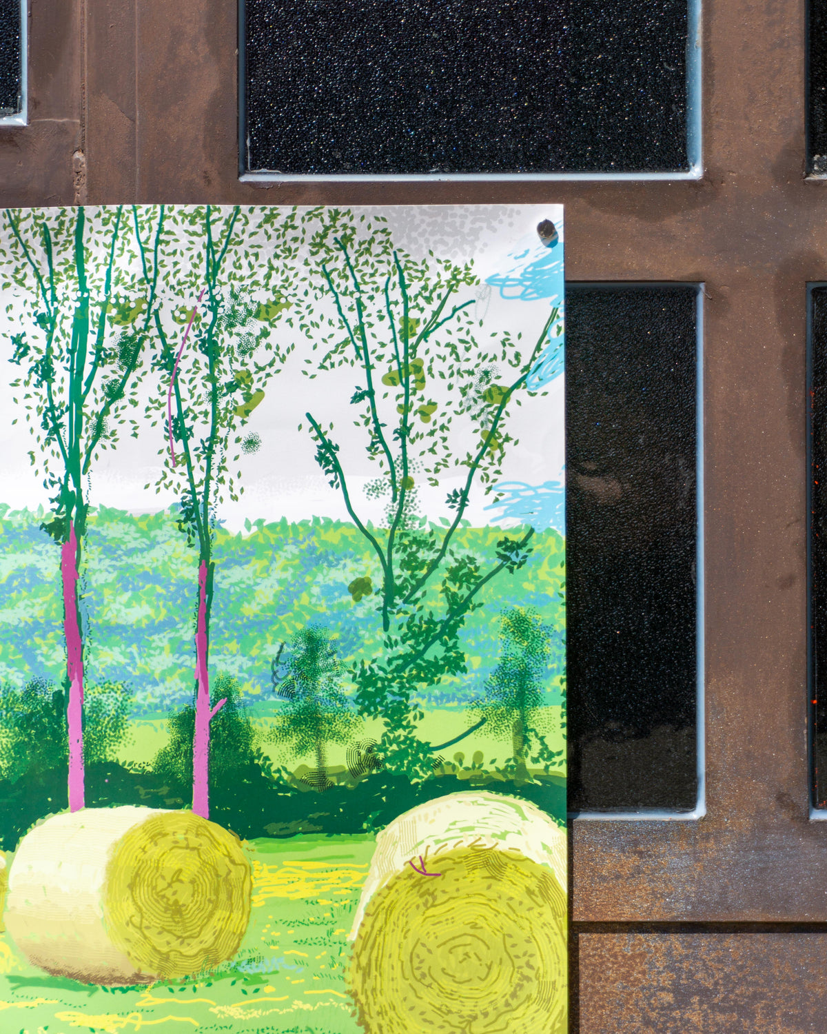 David Hockney – A Year in Normandie 2020–2021 – Manifesto originale mostra Tokyo 2023
