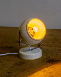 Lampada Space Age da Comodino – Bianca