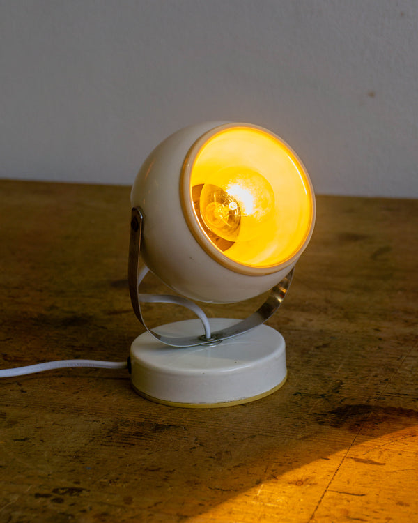Lampada Space Age da Comodino – Bianca
