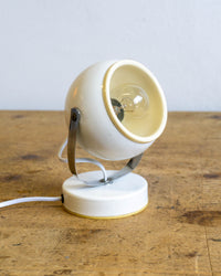 Lampada Space Age da Comodino – Bianca
