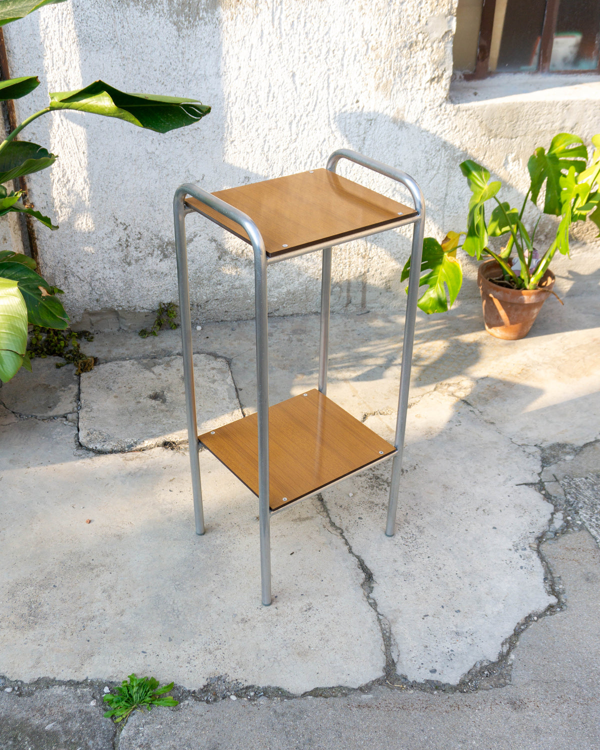 Mobiletto in Formica e Alluminio – Anni '70