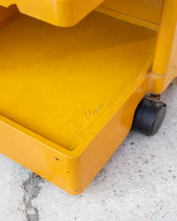 Carrello Boby Giallo – Design Joe Colombo per Bieffeplast