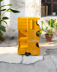 Carrello Boby Giallo – Design Joe Colombo per Bieffeplast