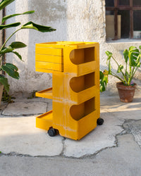Carrello Boby Giallo – Design Joe Colombo per Bieffeplast