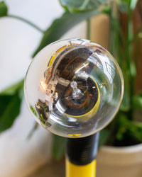 Lampada Da Terra Space Age Anni '70 Gialla – Attribuita A Targetti Sankey