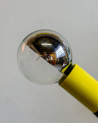 Lampada Da Terra Space Age Anni '70 Gialla – Attribuita A Targetti Sankey